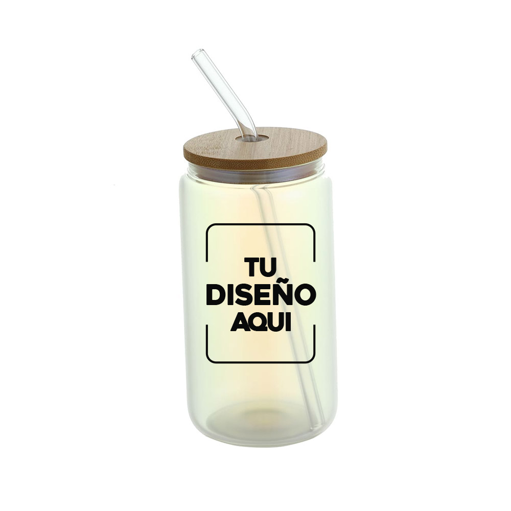 Vaso Tornasol de Vidrio 16onz.