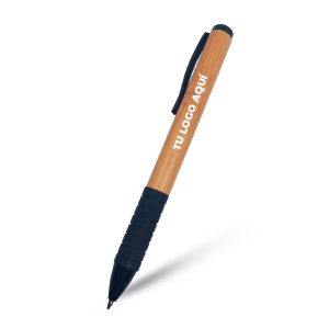Pluma Bamboo Grip Negra